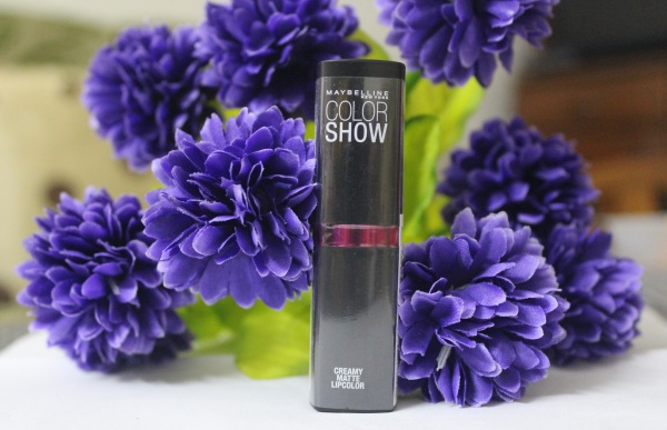 Maybelline Color Show Creamy Matte Lipstick- Pop Of Pink Review