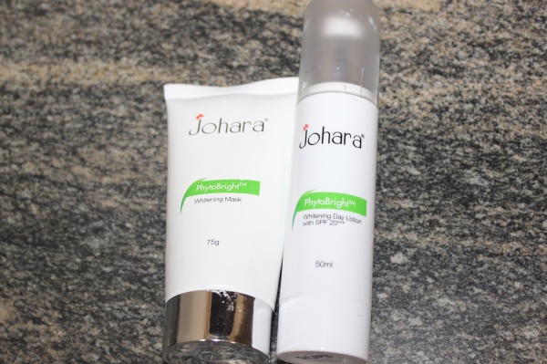 Johara Cosmetics PhytoBright Whitening Day Lotion and Whitening mask Review